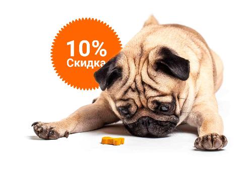-10% на зоотовары акция в Пятигорске компании Инженер выгодно
