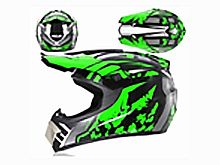 Мотошлем VIRTUE MD-905 Кросс черно-зеленый №1 (L)