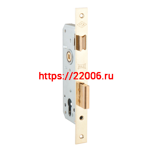 Корпус Kale kilit (Кале килит) врезного замка с защёлкой 152/R (35 mm) w/b (латунь)