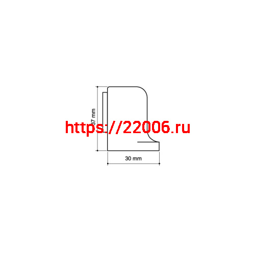 Упор Armadillo (Армадилло) дверной магнитный MDS-003ZA GP Золото фото 3