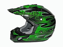 Мотошлем THH TX-12 №3 black/ green (S)
