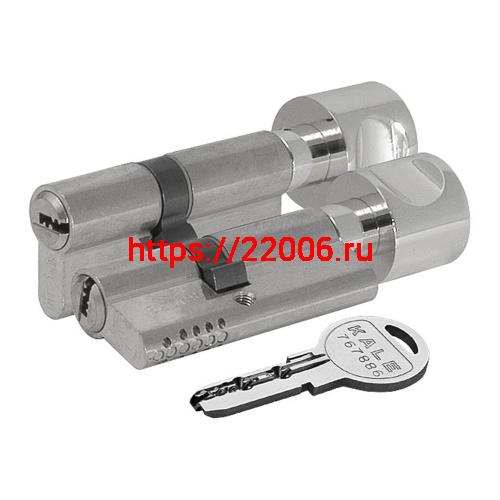 Цилиндровый механизм Kale kilit (Кале килит) с вертушкой 164 OBS SCE/90 (35+10+45) mm никель 5 кл. фото 3 Цилиндровый механизм Kale kilit (Кале килит) с вертушкой 164 OBS SCE/90 (35+10+45) mm никель 5 кл. фото 3