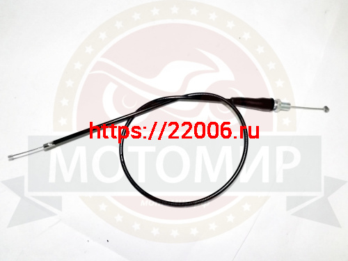 Трос газа L-1130мм, ход-100мм, прямой резьба на 10 мм, X-MOTOS (НАБОР)