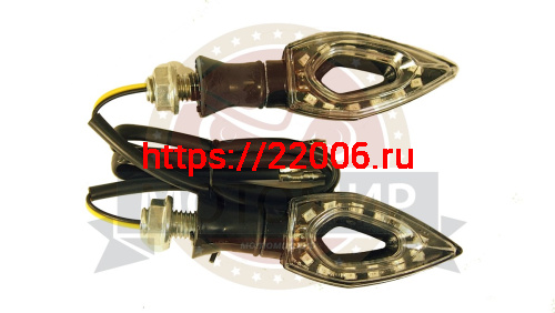 Боковой фонарь (LED) (компл. - 1 пар) WKT-TL-02A черный Боковой фонарь (LED) (компл. - 1 пар) WKT-TL-02A черный