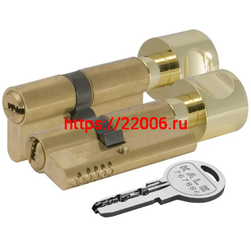 Цилиндровый механизм Kale kilit (Кале килит) с вертушкой 164 OBS SCE/80 (35+10+35) mm латунь 5 кл. new фото 3