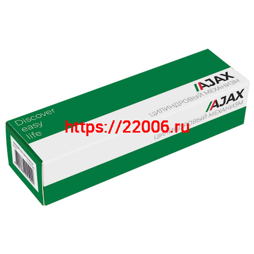 Цилиндровый Ajax (Аякс) механизм (AZ202/100) AZ2002Knob100 (40+10+50) CP хром с вертушкой фото 2