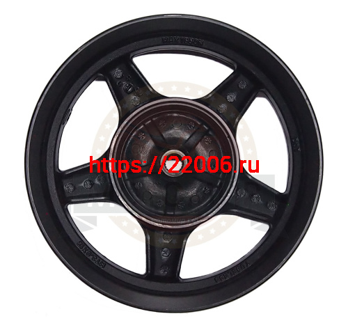 Обод 12" задний литой, барабан. тормоз WIZARD LED (5-ти лучевой) (056) фото 2