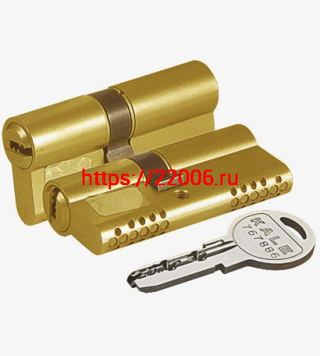 Цилиндровый Kale kilit (Кале килит) механизм 164 OBS SNE/68 (26+10+32) mm латунь 5 кл.