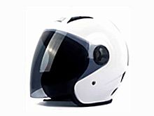 Мотошлем VIRTUE MD-207 открытый белый темное стекло (M)