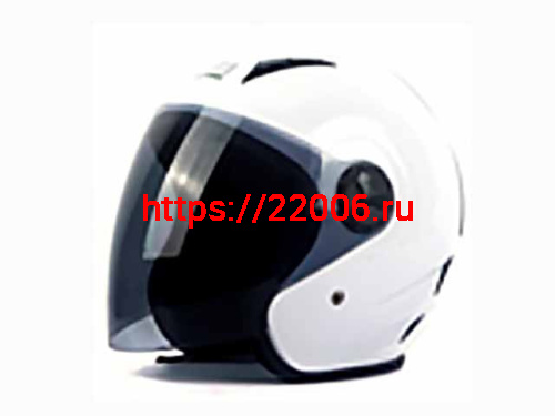 Мотошлем VIRTUE MD-207 открытый белый темное стекло (S) Мотошлем VIRTUE MD-207 открытый белый темное стекло (S)