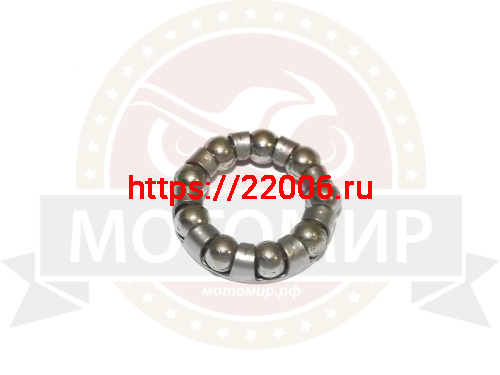 Подшипник вело кареточного узла малый, 9 шариков, 1/4" (6.36мм), D-29мм, (Русский стандарт) JK 6503 Подшипник вело кареточного узла малый, 9 шариков, 1/4" (6.36мм), D-29мм, (Русский стандарт) JK 6503