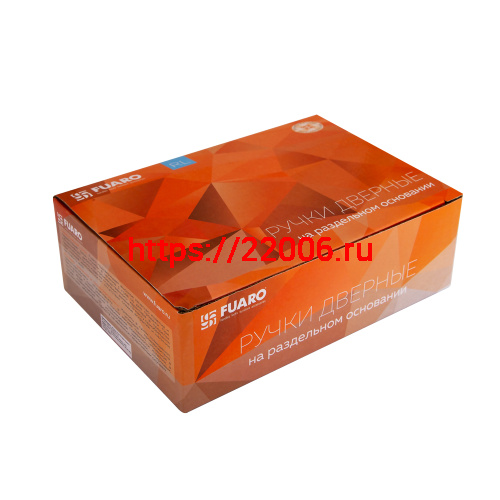 Ручка Fuaro (Фуаро) раздельная K.RL52.REDLINE (RED LINE RL) CP-8 хром фото 2
