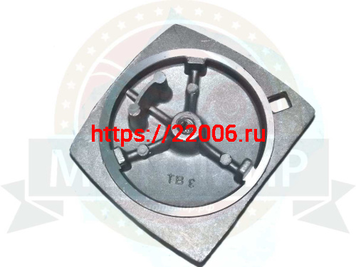 Крышка головки цилиндра Альфа 110, Zodiak, Питбайк 152FMI, 152FMH, квадрат левая "Ребристая" фото 2