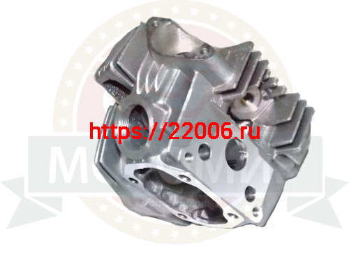 Головка цилиндра "Альфа, Zodiak" 52,4 мм (110 см3) с клапанами без распредвала, без крышки  кл.. фото 3