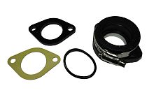 Патрубок карбюратора (впускной) 33 мм, QG-WS, для горизонтальных двигателей (28-33 мм)