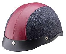 Мотошлем YM-610 Leather черный (М)