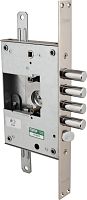 Замок Mottura (Моттура) врезной сувальдный с защёлкой 52.K771-S (левый), без накл.