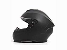 Мотошлем VIRTUE MD-813 закрытый черный матовый с доп. стеклом (темное) (XL)