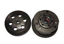 Муфта сцепления GY6-50/80 139QMB, Honda Dio/ZX/Tact в сборе (компл) (колодки, конус ведущий)