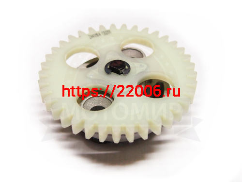 Насос масляный CB250 см3 Zongshen ZS 172FMM в сборе с шестерней 37зуб. (100100061) фото 2