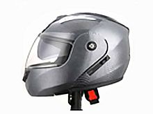 Мотошлем VIRTUE MD-903 трансформер с визором серый карбон (M)