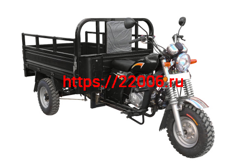 Трицикл грузовой WM250ZH-2,250см3, дв.4х такт.принуд.возд.охл,з/ход, откид.борт (С ПОДЪЕМНЫМ МЕХАНИЗМОМ)(ЧЕРНЫЙ) фото 2