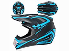 Мотошлем VIRTUE MD-905 Кросс черно-синий матовый (XL)
