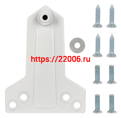 Монтажная Fuaro (Фуаро) пластина DC/MP-WH (белая) для параллельной установки доводчика фото 3