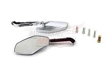 Зеркала (135) ЭКСКЛЮЗИВ шестиугольные, под хром, с переходниками d8,d10 (+перех-к под левую резьбу)