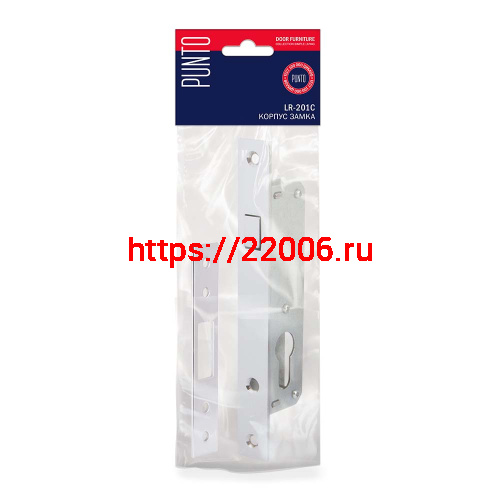 Корпус Punto (Пунто) узкопрофильного замка METLR-201C (LR-201C) CP хром фото 2