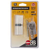 Цилиндровый Kale kilit (Кале килит) механизм 164 OBS SNE/62 (26+10+26) mm никель 5 кл.