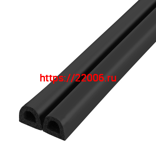 Уплотнитель Fuaro (Фуаро) самоклеящийся ADH/D-9x7,5mm, BLACK черный 100m Уплотнитель Fuaro (Фуаро) самоклеящийся ADH/D-9x7,5mm, BLACK черный 100m