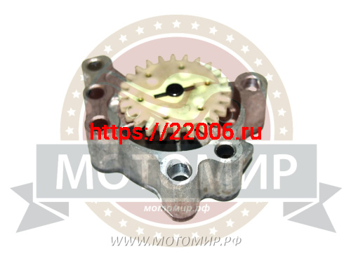 Насос масляный КАYO YX140/160 1P56 FMJ в сборе с шестерней толстый фото 2