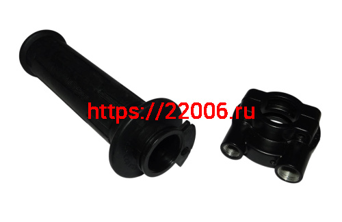 Ручка руля правая (газа) HIRO 250 с корпусом (с резинкой) (T00P080101E00100+T76H040700A00100)